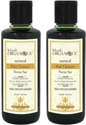 

Khadi Organique NEEM SAT HAIR CLEANSER (SHAMPOO) Pack Of 2(420 ml)