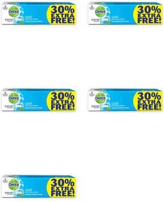 

Dettol Shaving cream cool pack of 5(60 g)