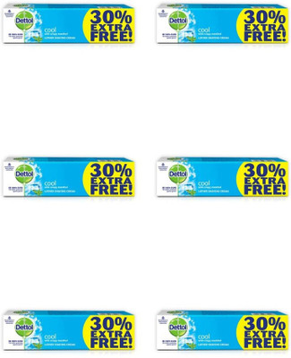 

Dettol Shaving cream cool pack of 6(60 g)
