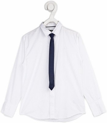 gini-jony-baby-boys-solid-casual-white-shirt