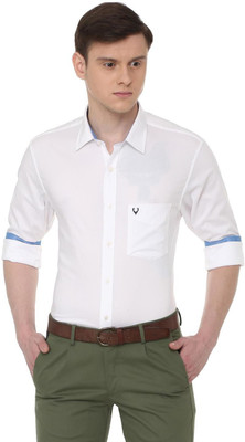 allen-solly-men-solid-casual-white-shirt