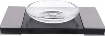 

BOSCO Dish-Soap Stand-Bathroom Steel & Acrylic Soap Holder(Black)
