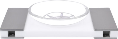 

BOSCO Soap Holder Dish-Soap Stand-Bathroom Steel & Acrylic(White)