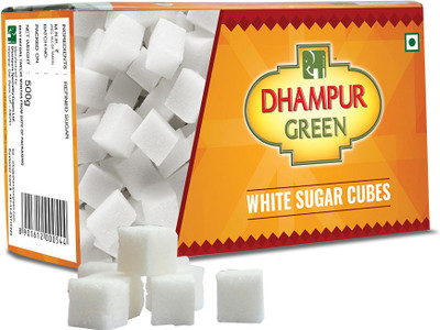 

Dhampur Green White Cube Sugar(500 g, Pack of 4)