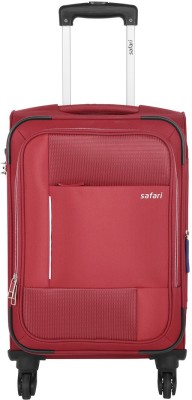 Safari PIXEL 4W 55 RED Expandable Cabin Luggage - 22 inch(Red)