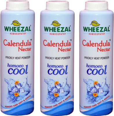 

WHEEZAL HOMEO COOL PRICKLY HEAT POWDER WITH CALENDULA NECTOR(PACK OF 3)(300 g)