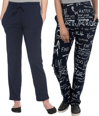 69GAL Printed Women Multicolor Track Pants