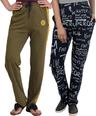 69GAL Printed Women Multicolor Track Pants