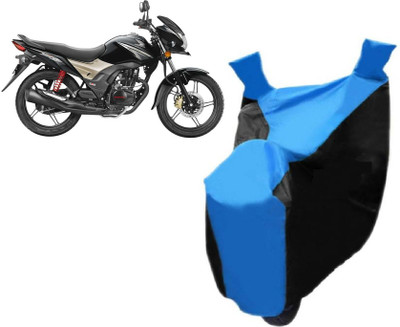 Auto Age Two Wheeler Cover for Honda(CB Shine, Blue)