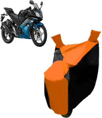 Auto Age Two Wheeler Cover for Yamaha(YZF R25, Orange)