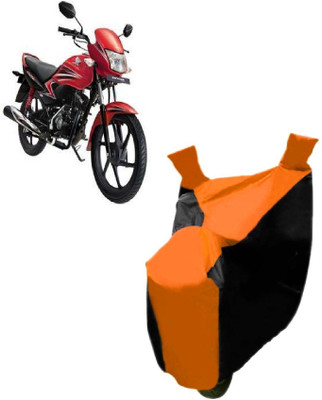 Autocraft Two Wheeler Cover for Honda(Dream Yuga, Orange)