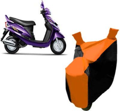 Auto Age Two Wheeler Cover for Mahindra(Rodeo, Orange)