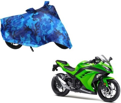 dhcreation Two Wheeler Cover for Kawasaki(Ninja 1000, Blue)