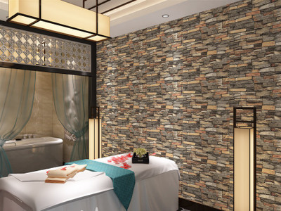 Eurotex Architecture Multicolor Wallpaper(1005 cm x 53 cm)