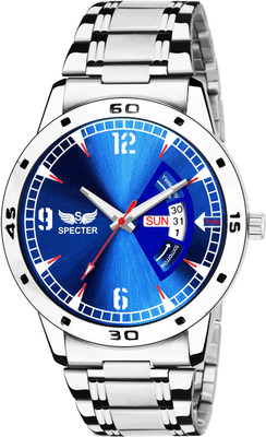 

Specter Day and Date Stylish Stainless Steel blue Dial Premium Wrist Watch For Boys best quality Watch - For Men