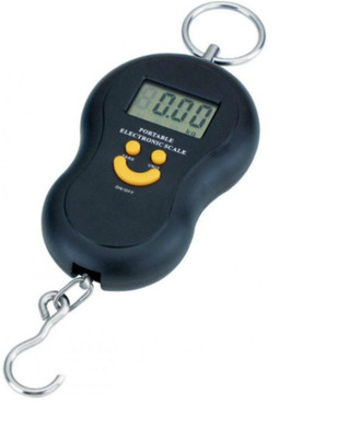 

Gadget Hero's Digital Mini Portable 50kg Kitchen/Luggage Hanging LED Smiley Weighing Scale(Multicolor)