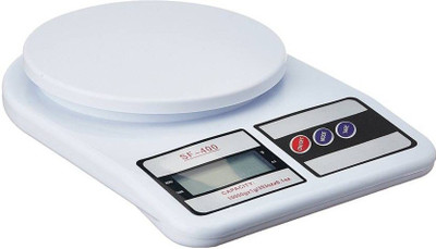 

Gking Weighing Machine For Kitchen With LED Light,Digital Electronic Weight Scale 5 Kg Multipurpose Personal Weighing Scale(White)