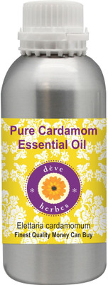 

Deve Herbes Pure Cardamom Essential Oil (Elettaria cardamomum) 100% Natural Therapeutic Grade Steam Distilled(1250 ml)