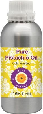 

Deve Herbes Pure Pistachio Oil (Pistacia vera) 100% Natural Therapeutic Grade Cold Pressed(1250 ml)