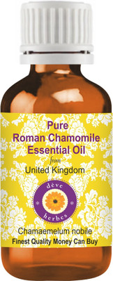 

Deve Herbes Pure Roman Chamomile Essential Oil (Chamaemelum nobile) 100% Natural Therapeutic Grade Steam Distilled(5 ml)