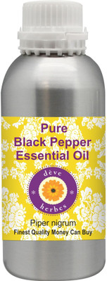 

Deve Herbes Pure Black Pepper Essential Oil (Piper nigrum) 100% Natural Therapeutic Grade Steam Distilled(300 ml)