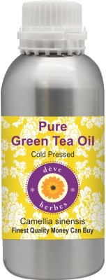 

Deve Herbes Pure Green Tea Oil (Camellia sinensis) 100% Natural Therapeutic Grade Cold Pressed(1250 ml)