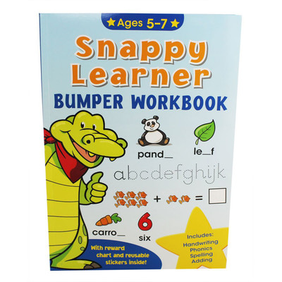 Snappy Learners Bumper Workbook Ages 5-7(English, Paperback, Alligator)