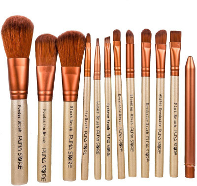 

Puna Store Make up Brush Set with Storage Box(Pack of 12)