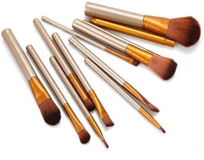 

Miss Boss Makeup Brush Set (12 Pcs) golden(Pack of 12)