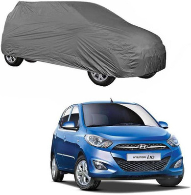 ANLOPE Car Cover For Hyundai i10 (Without Mirror Pockets)(Grey)