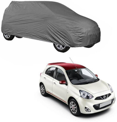 ANLOPE Car Cover For Nissan Micra (Without Mirror Pockets)(Grey)