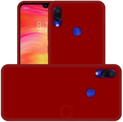 CASE CREATION Back Cover for Mi Redmi Note 7, Mi Redmi Note 7 Pro, Mi Redmi Note 7S(Red, Shock Proof, Silicon, Pack of: 1)