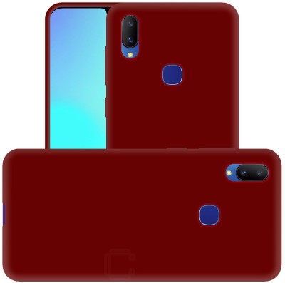 CASE CREATION Back Cover for New Vivo Y93 (2018)(Red, Shock Proof, Silicon, Pack of: 1)