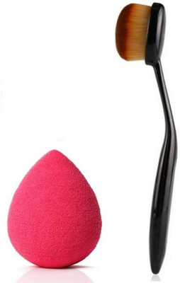 

Ladymode Foundation Brush and Sponge Puff(Set of 2)