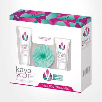 

Kaya Youth O2 Daily Youth Regimen Pack, Face Cream, Face Wash, Microcirculation Scrub(Set of 3)