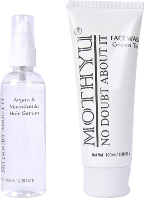 

mothyu Face Wash & Hair Serum Combo For Men & Women - 100 ml(Set of 2)