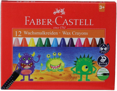 

Faber-Castell 12 Wax Crayons (75mm)(Assorted)