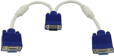 

ihav vja 15 output pin VGA Cable(Compatible with computer, White, Sync and Charge Cable)