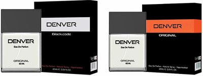 

Denver black code,orginal Perfume Body Spray - For Men(120 ml, Pack of 2)