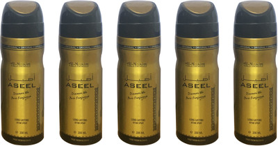 

Al Nuaim ASEEL (PACK OF 5) Body Spray - For Men & Women(200 ml, Pack of 5)