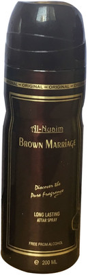 

Al Nuaim BROWN MARRIAGE (PACK OF 1) Body Spray - For Men & Women(200 ml)