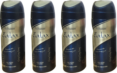 Al Nuaim ZATAX (PACK OF 4) Body Spray - For Men & Women(200 ml, Pack of 4)