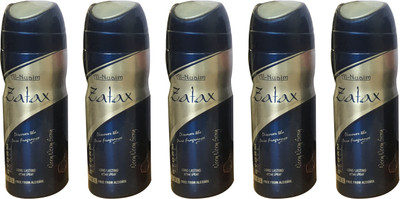 

Al Nuaim ZATAX (PACK OF 5) Body Spray - For Men & Women(200 ml, Pack of 5)