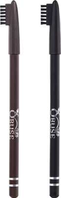 

Obuse Long Lasting Waterproof Eyebrow Pencil (Dark Brown, Black)(Dark Brown, Black)