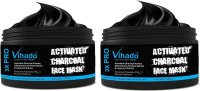 

VIHADO FMCG Activated Charcoal Purifying Black Peel Off Deep Cleansing Face Mask - 100 ml (Pack of 2)(100 ml)