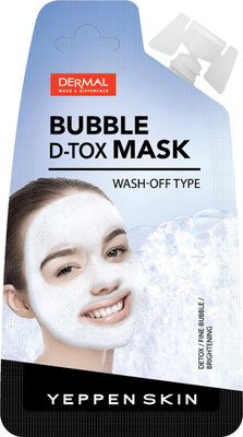 

Dermal Korea Dermal Yeppen Skin Bubble D tox mask(20 g)