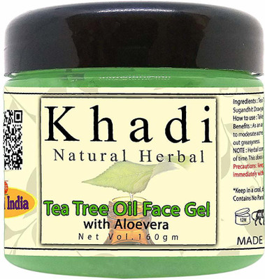 

Khadi Natural Herbal Aloevera Face Gel With Tea Tree Oil 160 gm(160 g)