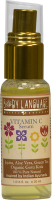 

Body Language VITAMIN C - Jojoba, Aloe Vera, Green Tea, Organic Gotu Kola Face Serum(30 ml)
