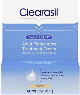 

Clearasil Daily Clear Tinted Adult Treatment Cream: 0.65 OZ(18 g)