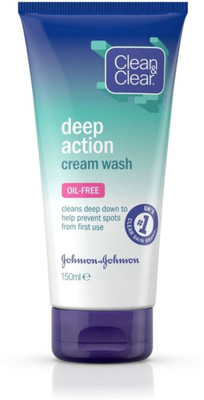 

Clean & Clear Deep Action Cream Wash Face Wash(150 ml)
